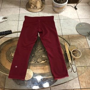 Lululemon leggings Reversible